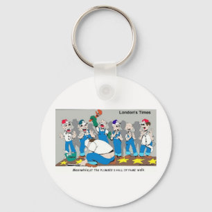 Plumbers Hall of Fame Funny Gifts & Collectibles Nyckelring