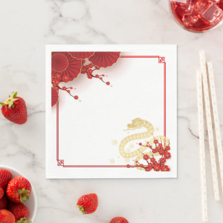 plumbossom,kinesisk stil i vår pappersservett