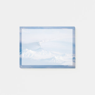Plume Emanating from Kliuchevskoi Volcano. Post-it Block