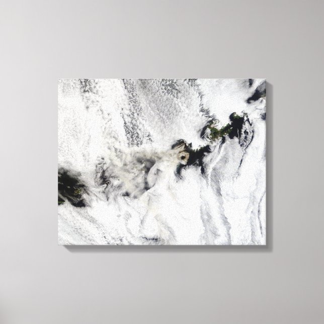 Plume from Okmok Volcano, Aleutian Islands Canvastryck (Framsida)