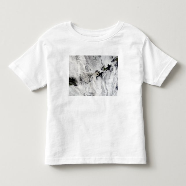 Plume from Okmok Volcano, Aleutian Islands Tee Shirt (Framsida)