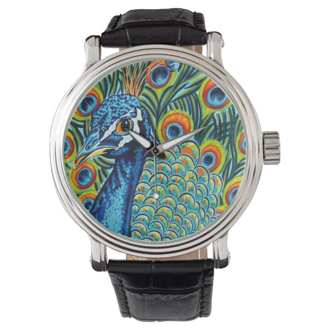 Plumed Peacock I Armbandsur (Framsida)