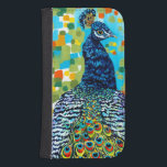 Plumed Peacock II Plånboksfodral För Samsung Galaxy S4<br><div class="desc">Djur</div>