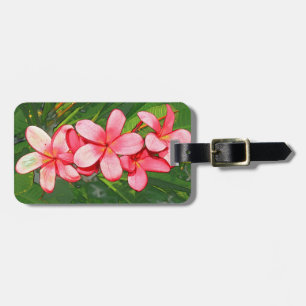 plumeria bagagebricka