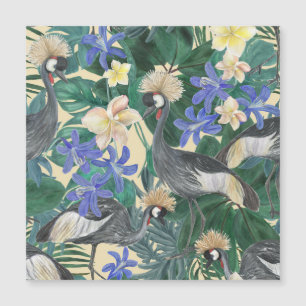 Plumeria Blåa blommor, vattenfärgen Sömlös.