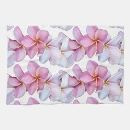 Plumeria Blooms Kitchen Towels Kökshandduk