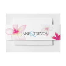 Plumeria Bröllop Belly Band