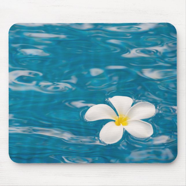 Plumeria Flower Mouse Pad Musmatta (Framsidan)