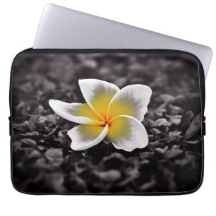 Plumeria Frangipani Hawaii Flower Laptop Fodral