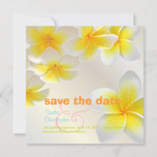 Plumeria-halsband / Spara datumet