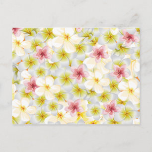Plumeria Kärlek Me Vykort