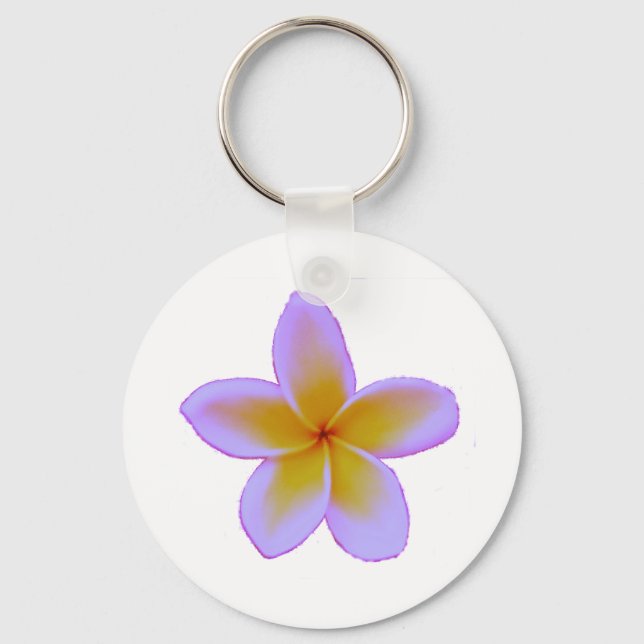 Plumeria Nyckelring (Framsida)