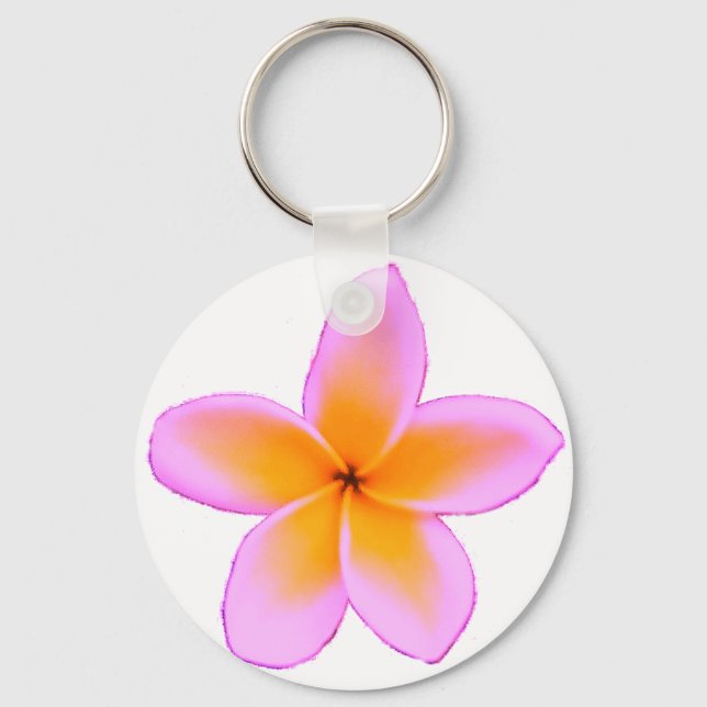 Plumeria Nyckelring (Framsida)