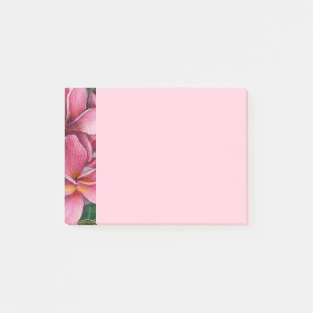 Plumeria Post IT Notes Post-it Block (Framsida)