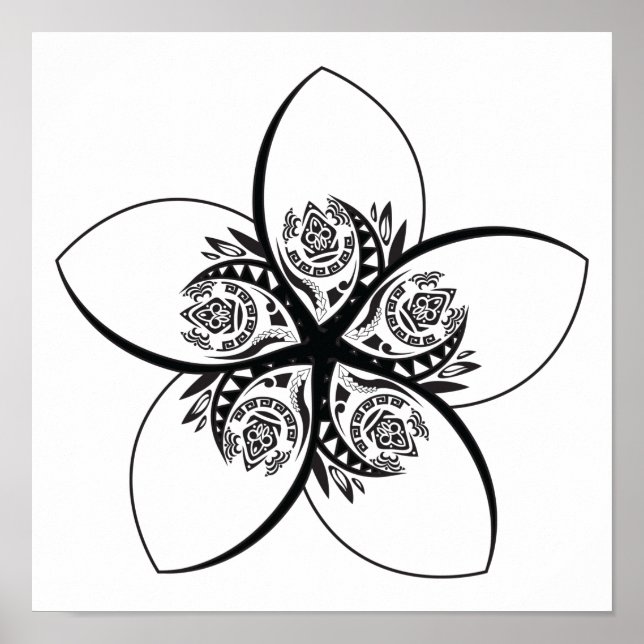 plumeria poster (Framsidan)