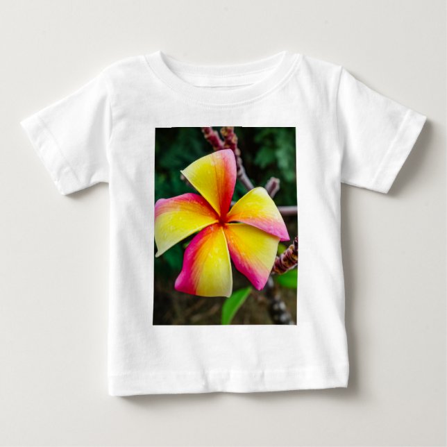 Plumeria rubra t shirt (Framsida)
