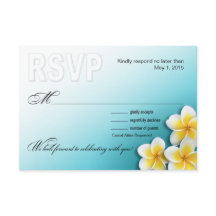 Plumeria Starfish Tropisk Strand RSVP