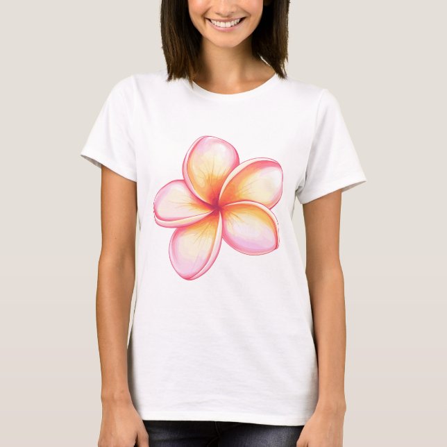 Plumeria T Shirt (Framsida)