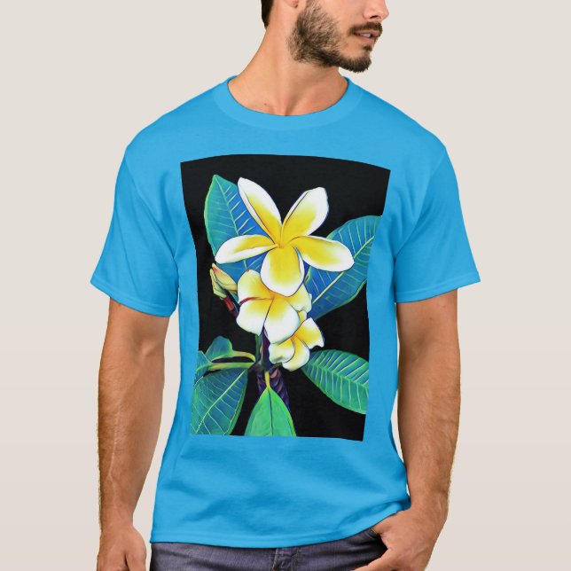 Plumeria T Shirt (Framsida)