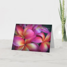 Plumeria Tackkort