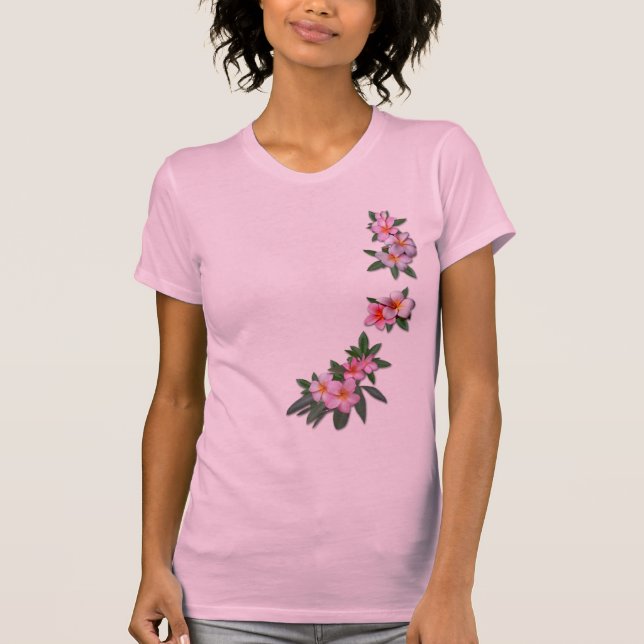 Plumeria Tee Shirt (Framsida)