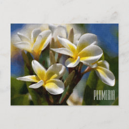 Plumeria-Vågräts vykort