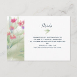 Plumeria Vatten Färg Tilläggskort