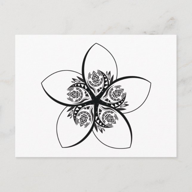 plumeria vykort (Framsida)