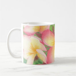 Plumeria Watercolor Painting Mugg