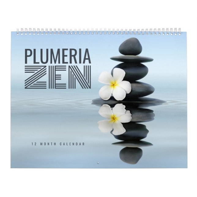 Plumeria Zen Calendar Kalender (Omslag)