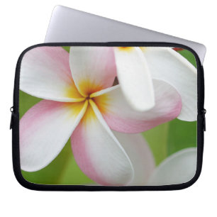 PlumeriaFrangipaniHawaii blomma skräddarsy tomt Laptop Fodral