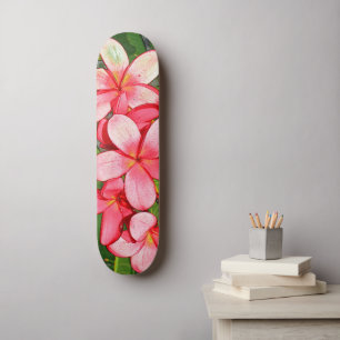 Plumerias Mini Skateboard Bräda 18,5 Cm