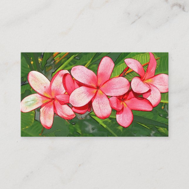 Plumerias Placeringskort (Framsida)