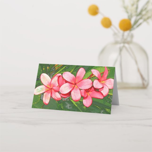 Plumerias Placeringskort (Framsida)