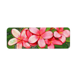 Plumerias Returadress Etikett