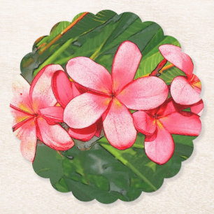Plumerias Underlägg Papper