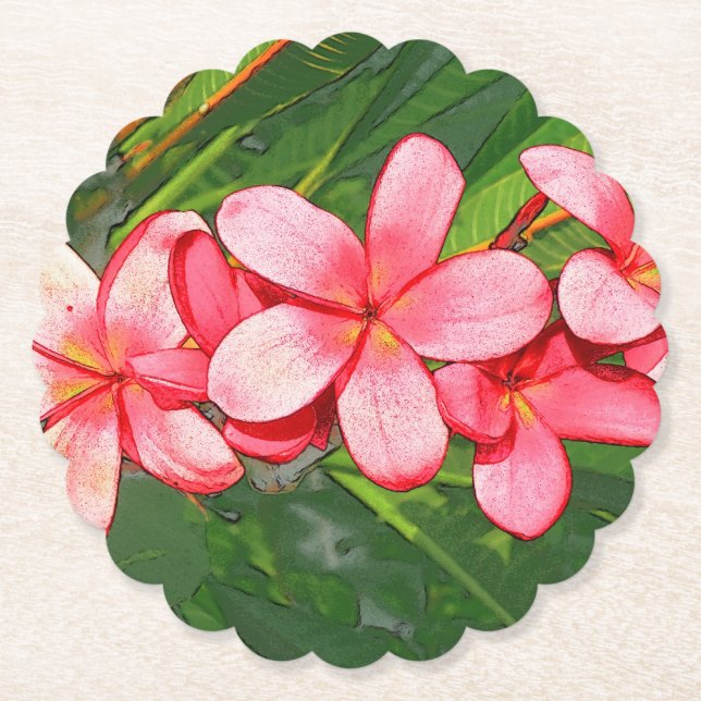 Plumerias Underlägg Papper (Framsida)