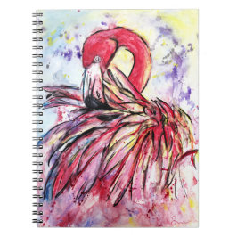 Plumes au rose anteckningsbok