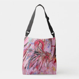 Plumes au rose axelväska