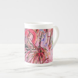Plumes au rose benporslin mugg