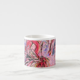Plumes au rose espressomugg