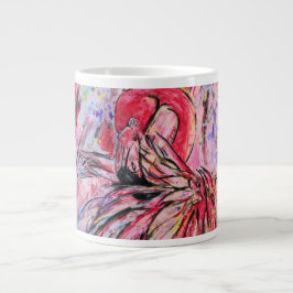 Plumes au rose jumbo mugg