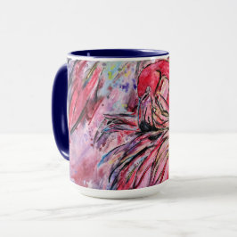 Plumes au rose mugg