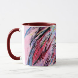 Plumes au rose mugg