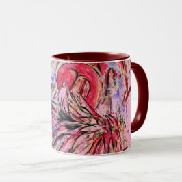Plumes au rose mugg