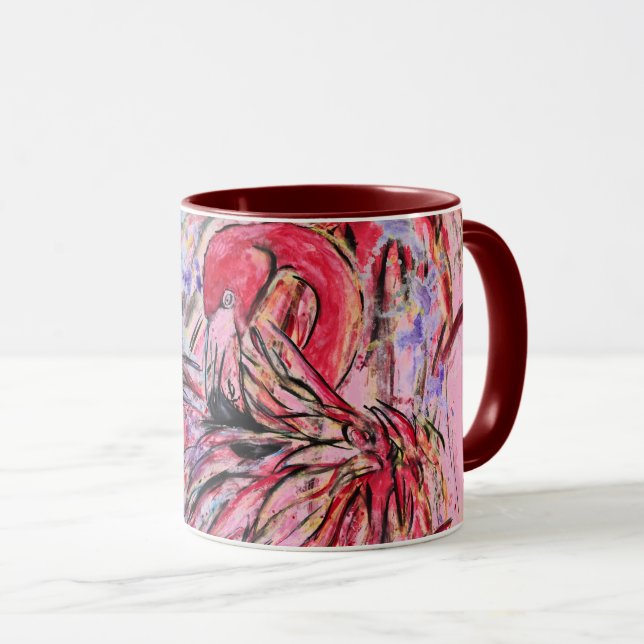 Plumes au rose mugg (Framsida höger)