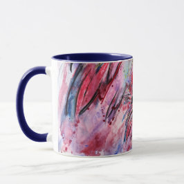 Plumes au rose mugg
