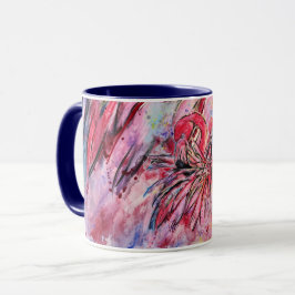 Plumes au rose mugg