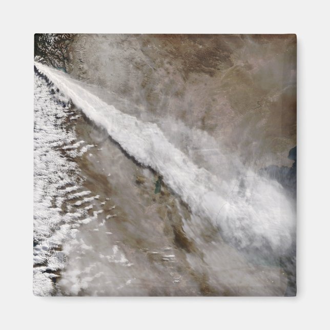 Plummen från utbrottet av Chaiten-vulkanen, Chile Magnet (Framsidan)