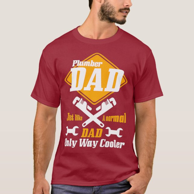 Plummerbidrag för Pappa Fars dag T Shirt (Framsida)